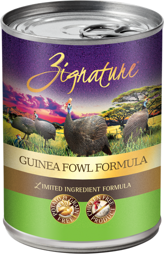 Zignature Limited Ingredient Diet Grain Free Guinea Fowl Recipe Canned Dog Food