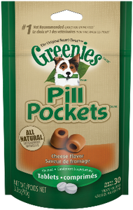 Greenies Pill Pockets Canine Cheese Flavor Dog Treats