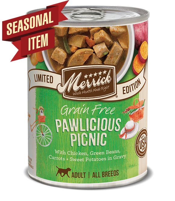 Merrick  Grain Free Pawlicious Picnic Seasonal Recipe